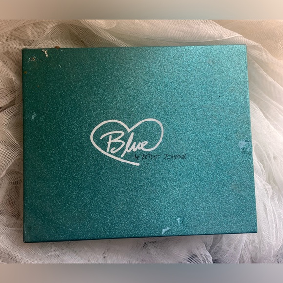 Rhinestone Heels Blue by Betsey Johnson - Picture 5 of 5